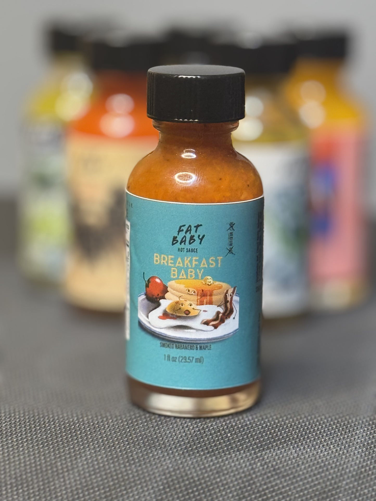 Breakfast Baby (medium/hot) Baby Bottle (1oz)