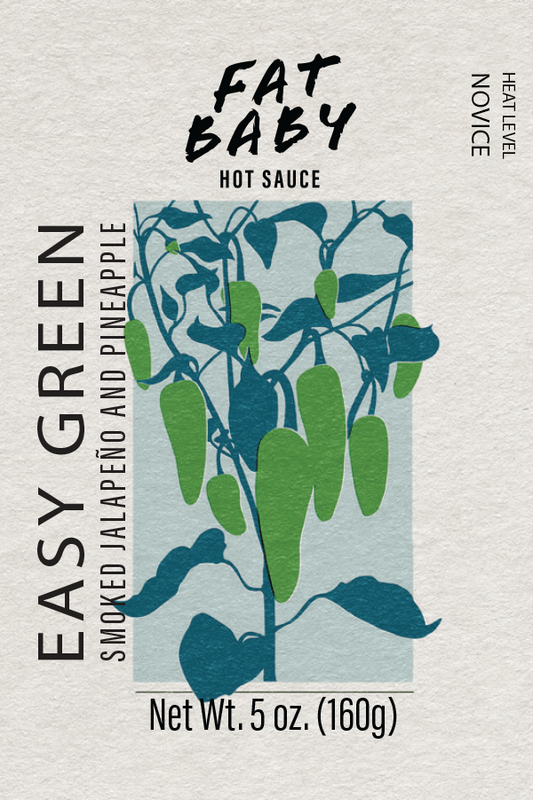 Easy Green -Jalapeño Pineapple Hot Sauce (Mild/Medium)