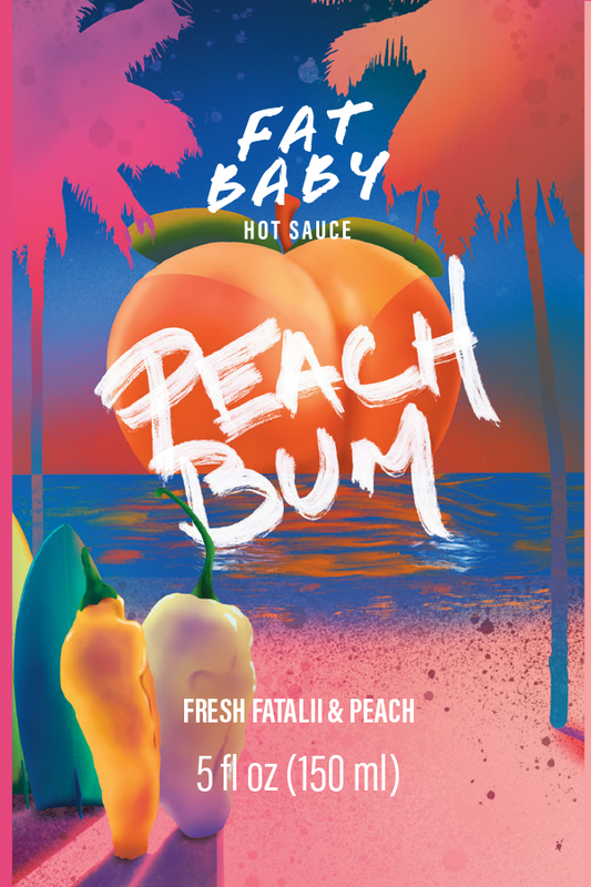 Peach Bum - Peach Hot Sauce (Medium)