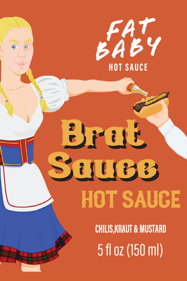Brat Sauce - Mustard and Kraut Hot Sauce (Mild)