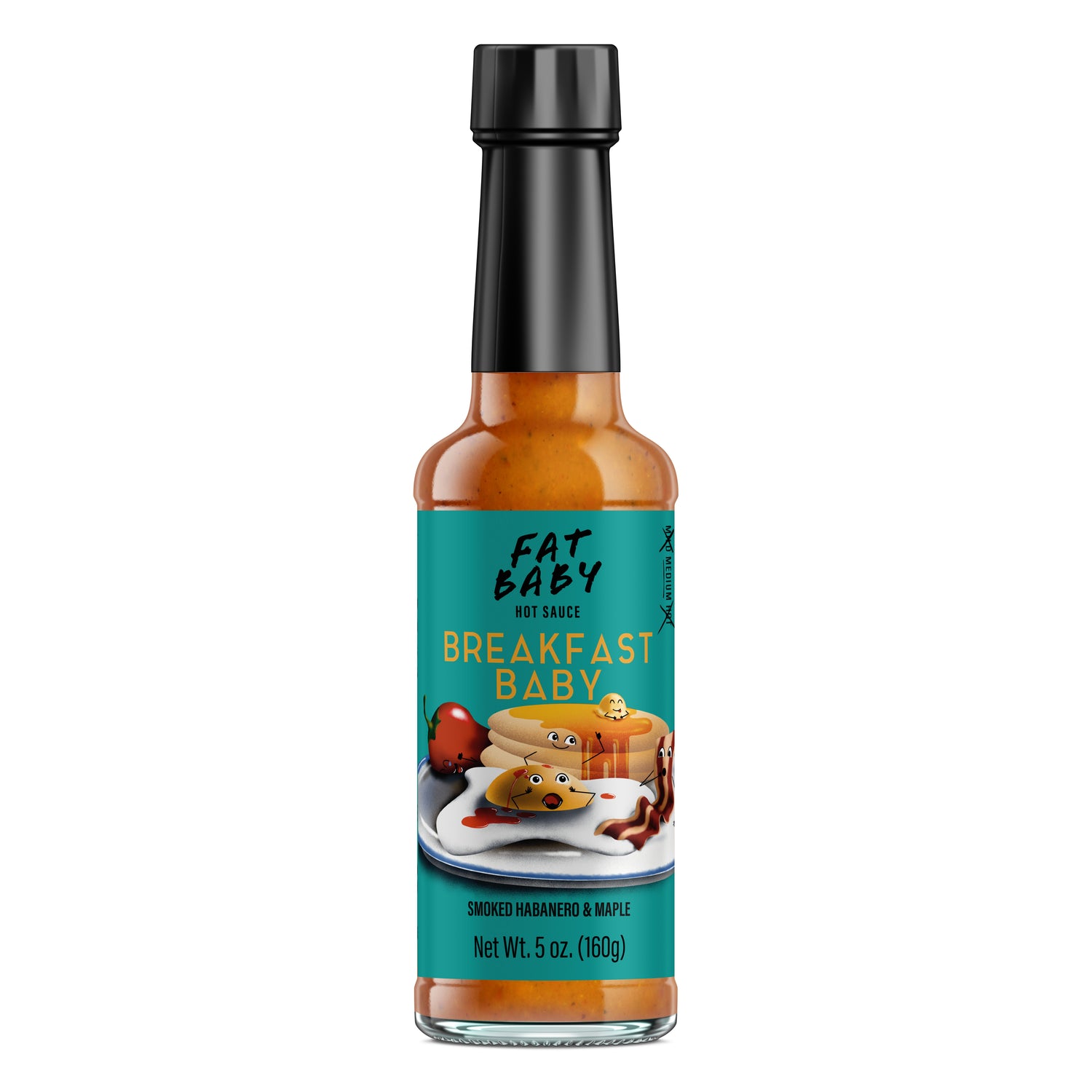 Breakfast Baby medium hot Fat Baby Hot Sauce breakfast-baby-medium-hot-fat-baby-hot-sauce